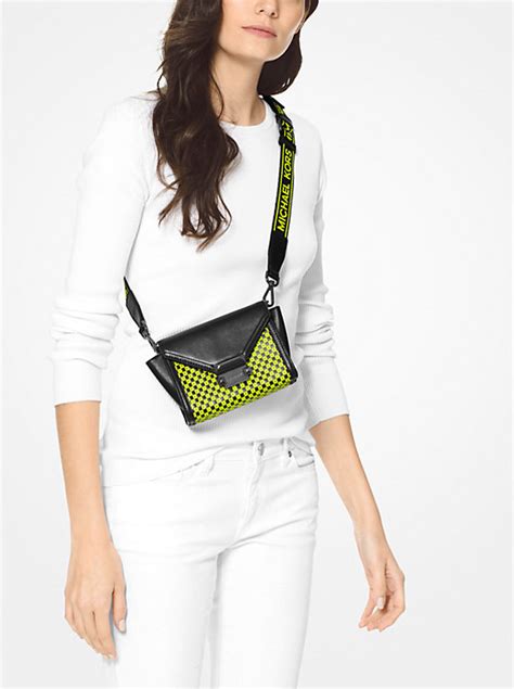 michael kors whitney crossbody bag|michael kors checkered bag.